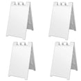 thumbnail image 3 of Plasticade Signicade Folding Sidewalk Double Sided Sign Stand (4 Pack), 3 of 3