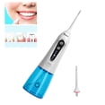 thumbnail image 1 of Dioche Travel Cordless Water Flosser Oral Irrigator Teeth Cleaner Floss Pick Set, 1 of 8
