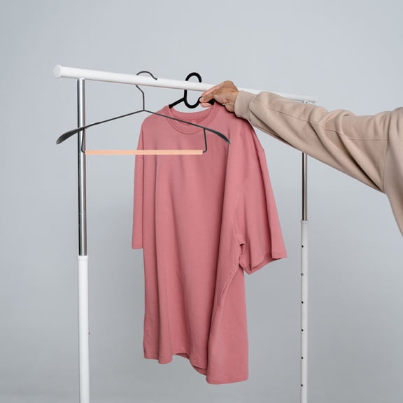 FOMIYES 5Pcs Multi Functional Iron Wood Clothes Hangers for Coat Storage