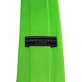 thumbnail image 2 of Solid Hot Lime Traditional Men's Necktie, 2 of 5