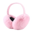 thumbnail image 1 of Unisex Detachable Plush Earmuffs Winter Earflap Warmers Ear Muffs, 1 of 1