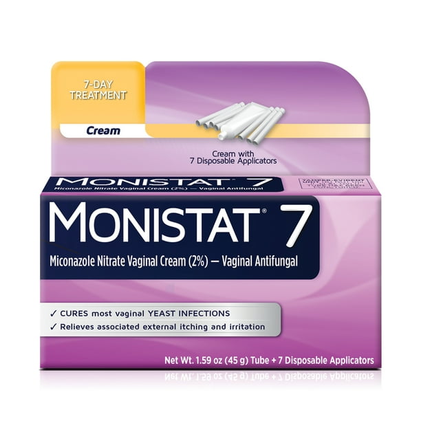 MONISTAT 7Dose Yeast Infection Treatment, 7 Disposable Applicators & 1