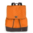 thumbnail image 1 of Fotbe Orange Scales Mochila Bolso con Estampado para Mujer, Mochila Antirrobo de Nylon Impermeable, Bolsa Ligera de Hombro, 1 of 4