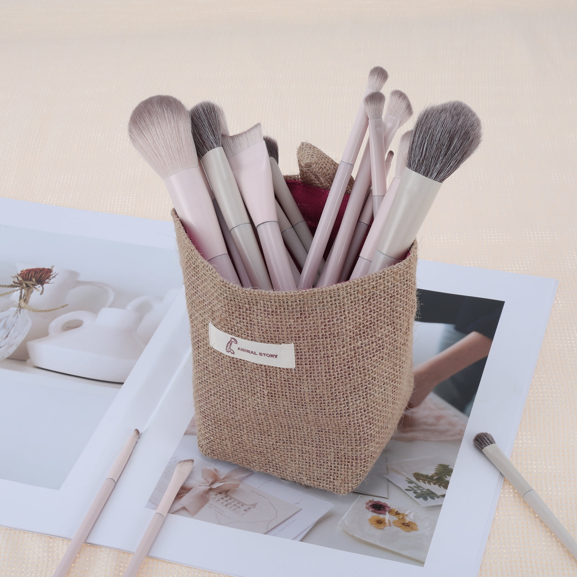 Unique Bargains Simple Reusable Hanging Storage Bags 1 Pc Yellow Brown, Rose Red