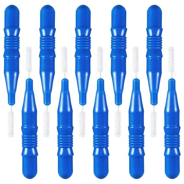 50 piezas de hilo dental higiene bucal cepillo de plástico suave suministros de limpieza de dientes 2,5 mm
