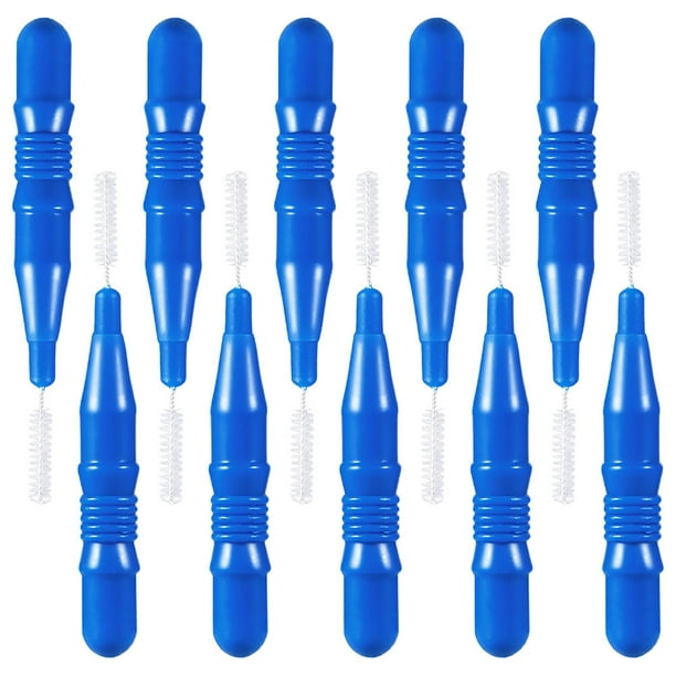 50 piezas herramienta de cuidado bucal hilo dental higiene dental palillo de dientes cepillo de limpieza 2,5 mm
