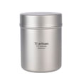 thumbnail image 1 of MYG 280ml Titanium Tea Tin Can Seal Box Canister Coffee Bean Food Storage Container, 1 of 5