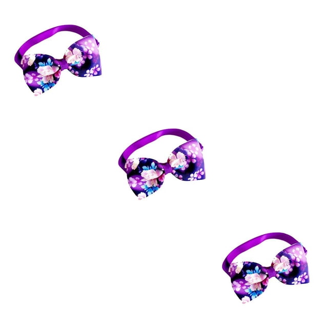Collares para perros Methold Pajaritas collar ajustable Accesorios para mascotas flor morada CBP256556