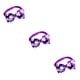 thumbnail image 5 of Collar de Perro Billuyoard con Pajarita Flor Purpura, 5 of 6