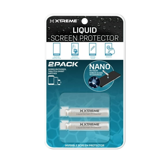 Xtreme 2 Pack Liquid Screen Protector, Universal for all smartphones
