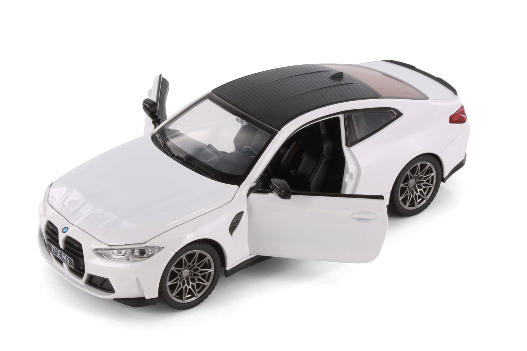 BMW M4 Compact Executive Car, White - Showcasts 68280D - 1/24 Scale Diecast Model Car