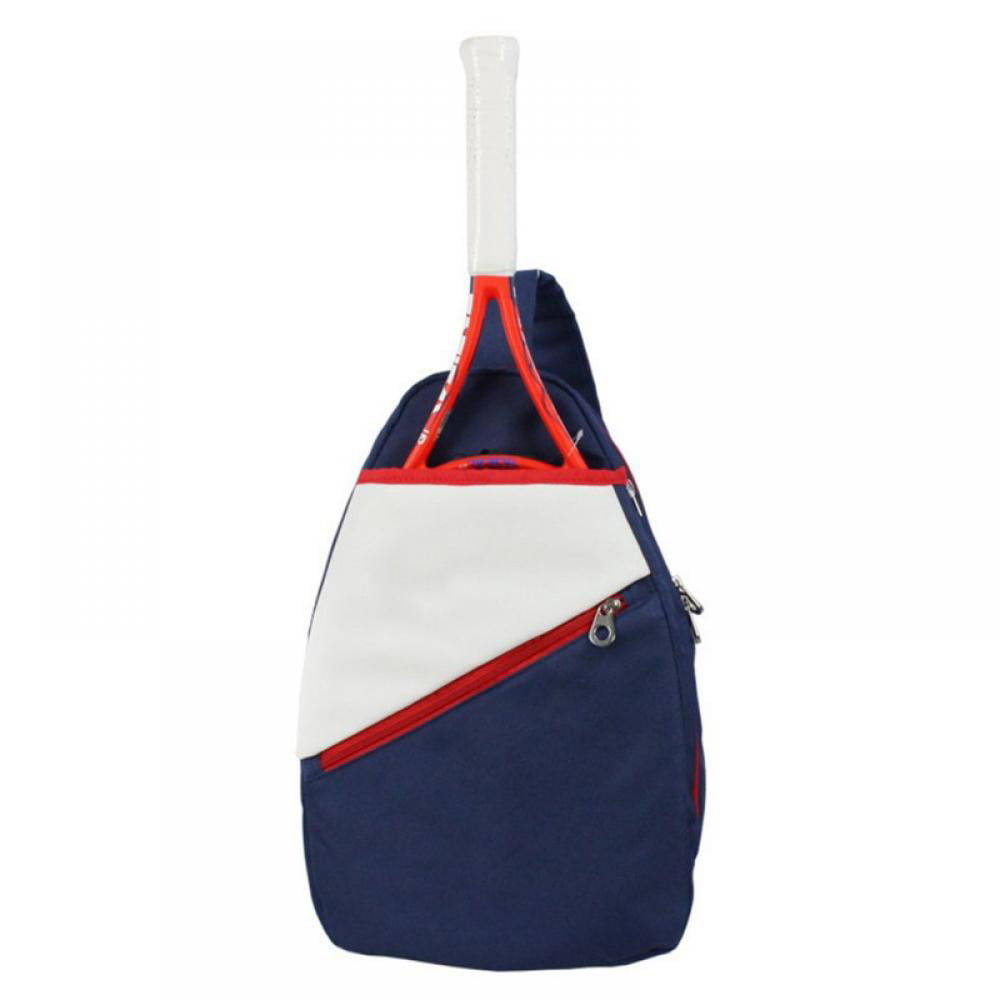 Tennis Sling Bag, Tennis Crossbody Backpack for Men Women, Holds Tennis  Badminton Rackets,Outdoors Sports Accessories, Blue