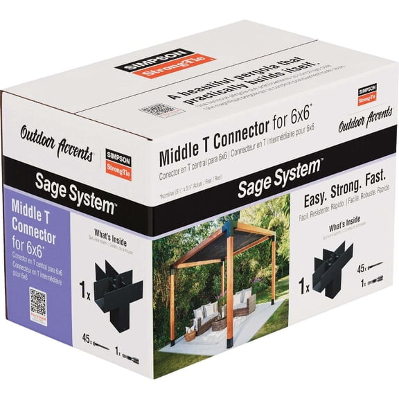 Outdoor Accents Sage Middle T Cnct 6x6 SAGE-T66-KT1