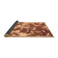 thumbnail image 2 of Ahgly Company Indoor Square Abstract Brown Modern Area Rugs, 6' Square, 2 of 4