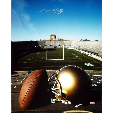 Lou Holtz Autographed Notre Dame Stadium 16" x 20" Photograph
