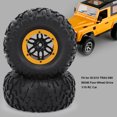 thumbnail image 1 of Hilitand Rubber RC Car Tire, 2.2inch Inflatable Tire RC Car Wheel Tyre, 135mm Upgrade Spare Parts For 1/10 RC Car RC Racing Car, 1 of 8
