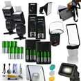 thumbnail image 1 of Opteka SpeedLight Power Zoom Flash 18-180mm Basic Kit + Diffusers + Flash Remote Control + Receiver for Canon Digital SLR Camera Models T6s, T6i, T5i, T5, T4i, T3i, T3, T2i, SL1, T1i, 1 of 11