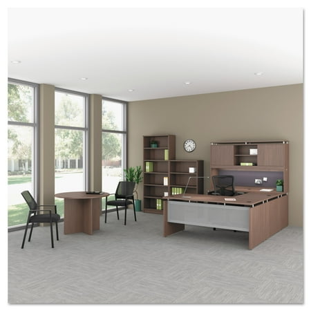 Alera Sedina Series Straight Front Desk Shell, 66w x 30d x 29 1/2h, Espresso