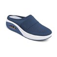 thumbnail image 1 of Chaussures de Marche Slip-On pour Femmes avec Coussin d'Air Résistant aux Chocs Mesh Plateforme Supérieure Mocassins Respirant, 1 of 7