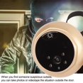 thumbnail image 3 of VISISTA DE PUERTA DE VIDEO, VISOR DE MIRILLA DE 2.4 PULGADAS, TIMBRE DE PUERTA ELECTRICO INTELIGENTE 1080P, VISISTA DE CÁMARA DE SEGURIDAD DE MIRILLA TFT, Puerta de Cámaga, 3 of 7