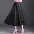 thumbnail image 2 of Sngxgn Skirts for Women Pleated Skirts with High Waisted(Black,One Size), 2 of 4
