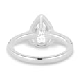 thumbnail image 6 of ESTE ORIGIN 2.62Ct Lab-Grown Diamond Pear Cut Halo Engagement Ring in 10K White Gold for Women's, 6 of 8