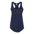 thumbnail image 2 of Wild Bobby, Classic Daddy Dad, Father's Day, Women Racerback Tank Top, Navy, Large, 2 of 4