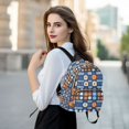 thumbnail image 6 of FORMRS Mini Backpack Purse for Women Travel Daypack Casual Shoulder Bag, Modern Color Circle, 6 of 7