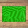 thumbnail image 3 of Bathroom Rug Non-Slip Mat, Super Soft Absorbent Bath Mat - Green Geometric Abstract Texture Flannel Non-Slip Floor Mat, 36"x24", 3 of 8