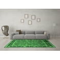 thumbnail image 3 of Ahgly Company Indoor Rectangle Oriental Emerald Green Industrial Area Rugs, 8' x 10', 3 of 4