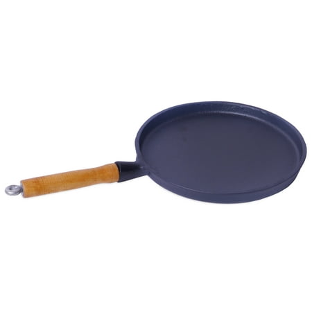 Spiceberry Home Cast Iron 9-Inch Blini Pan - Ideal for Tortillas, Blini, and