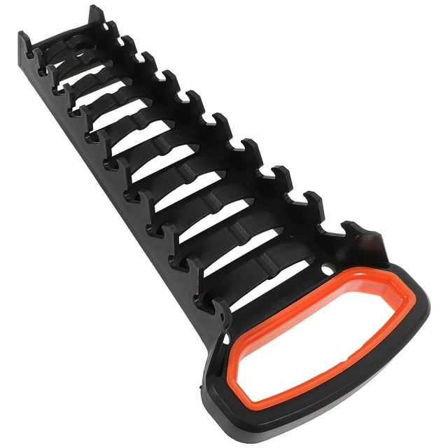 Miangastore Combination Wrench Set Holder Black 10 Slots 9.82X5.11X1.45in