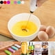 thumbnail image 3 of Inteprter Batidor de huevos eléctrico Cocina de mano Hornear Espumador antiadherente Batidor portátil Batidor Mezclador lavable Cocina y Comedor Verde, 3 of 5