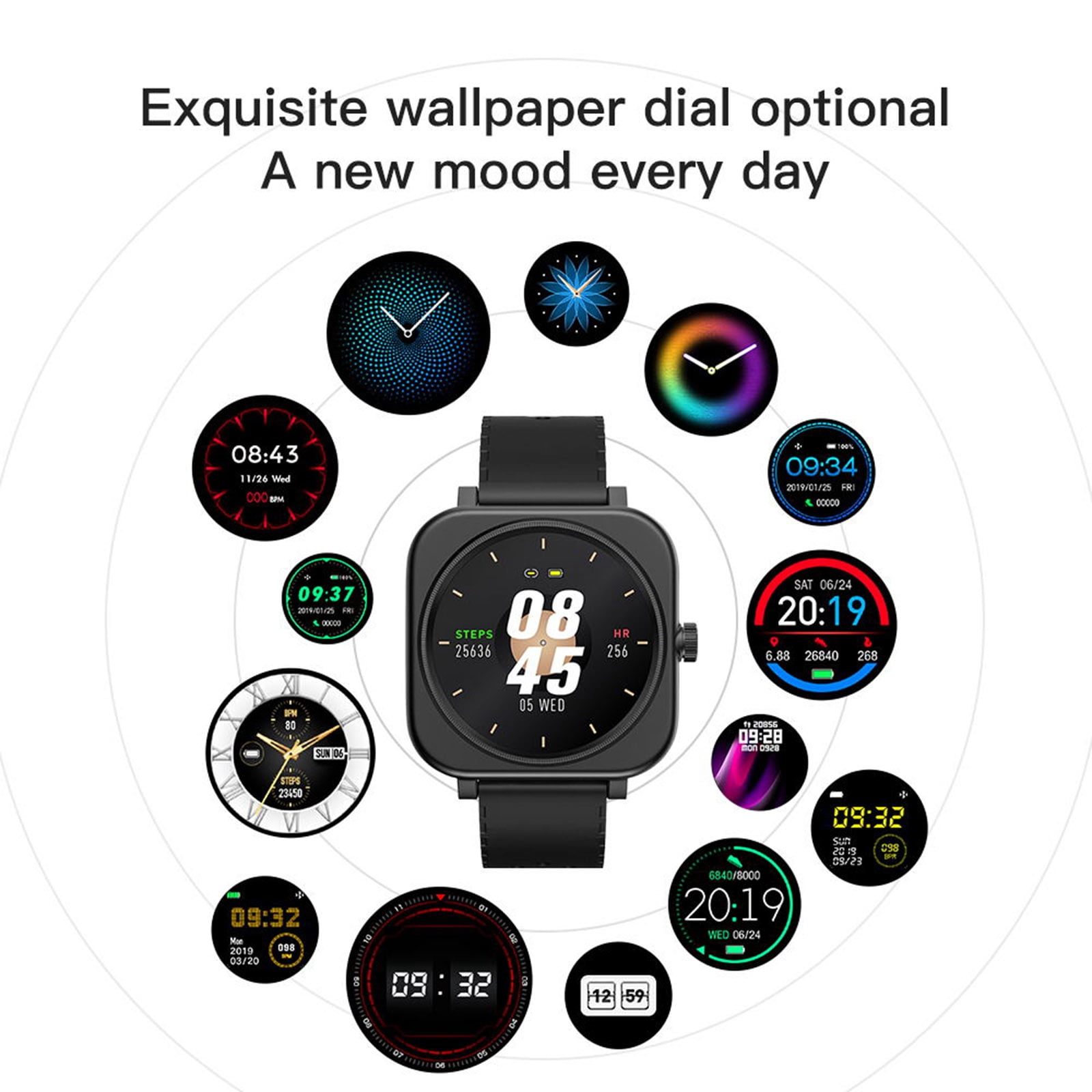 W35 Smart Watch With Bt Call 1.28-Inch Tft Screen Bt5.0 Fitness Ip67  Waterproof Sleep/Heart Rate/ Multiple Sports Mode  Notification/Call/Sedentary Reminder Music Control Compatible With And |  Walmart Canada
