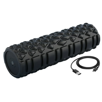 Athletic Works 3-Speed Vibrating Fitness Foam Roller, Rechargeable, Full Body Recovery