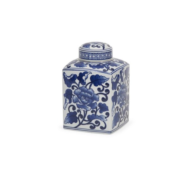 IMAX Corporation Tollmache Small Lidded Jar in Blue