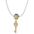 thumbnail image 1 of Delight Jewelry Goldtone Silvertone Small Open Paw Key Mia Monkey Charm Necklace, 1 of 4