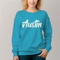 thumbnail image 6 of Women's Austin Pattern Crew Neck Pullover Cozy Clothes Autumn Winter, 6 of 11
