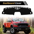 thumbnail image 3 of Unique Bargains Dash Cover for Ford Maverick 2022-2024 Dash Board Mat Thickened Anti-Slip Dash Cover Mat Pad Polyester Center Console Dashboard Cover Pad Carpet Black, 3 of 6