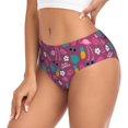 thumbnail image 2 of Fotbe Summer Flamingo Calzones Estampados para Mujer – Ropa Interior de Algodón, Cómoda, Suave y Elástica-Medium, 2 of 6