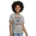thumbnail image 5 of Americana Liberty Justice Bald Eagle Womens Slim Fit Graphic Tee Brisco Brands X, 5 of 6