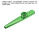 thumbnail image 5 of Instrumento musical Kazoo Uxcell de aleación de aluminio verde con diafragma de flauta 5 paquetes, 5 of 7