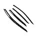 thumbnail image 3 of Tuningpros Window Visor Compatible with 2013-2015 Acura ILX, DGWV2-778 Outside Mount Deflector Rain Guard Dark Smoke, 4 Pcs Set, 3 of 4