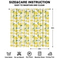 thumbnail image 2 of Nursery Curtains Boys Girls Kids Lemon with Lemon Slice Pattern Print Pattern Window Drapes for Living Bedroom Playroom Room Decor Rod Pocket 42x84Inch 2 Panels, 2 of 2