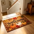 thumbnail image 5 of ICQOVD Thanksgiving Pumpkin Doormat Coir Non Slip Fall Welcome Mat Heavy Duty Natural Coconut Fiber Entrance Rug for Front Door Patio Indoor Outdoor, 5 of 8