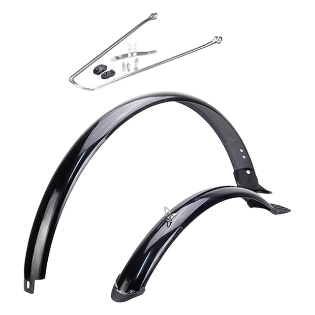 pitrice Garde-Boue avant Arrière pour Pneus Portable Robuste Argent 26 Pouces