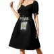 thumbnail image 1 of FriDge'... ¡El aparato de la ciencia! Vestido de manga corta. Vestidos de mujer. Falda de mujer. Vestido., 1 of 7