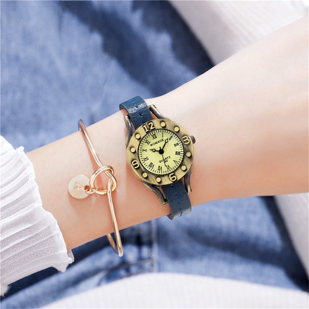 Reloj de pulsera informal para mujer, correa de malla de cuarzo, relojes de pulsera analógicos a la moda Wmkox8yii gfajkfgbkjabf1879