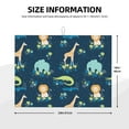 thumbnail image 2 of Yiaed Tropical Animals Print Highly Absorbent Microfiber Kitchen Counter Mat, Dish Drying Pad for Dishes, Utensils, Pots and Pans, Large 18" x 24", 2 of 7