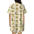 thumbnail image 6 of Fotbe Frogs Print Pajama Set for Women 2 Piece Loungewear Short Sleeve Tops and Shorts Set Soft Sleepwear-4X-Large, 6 of 7